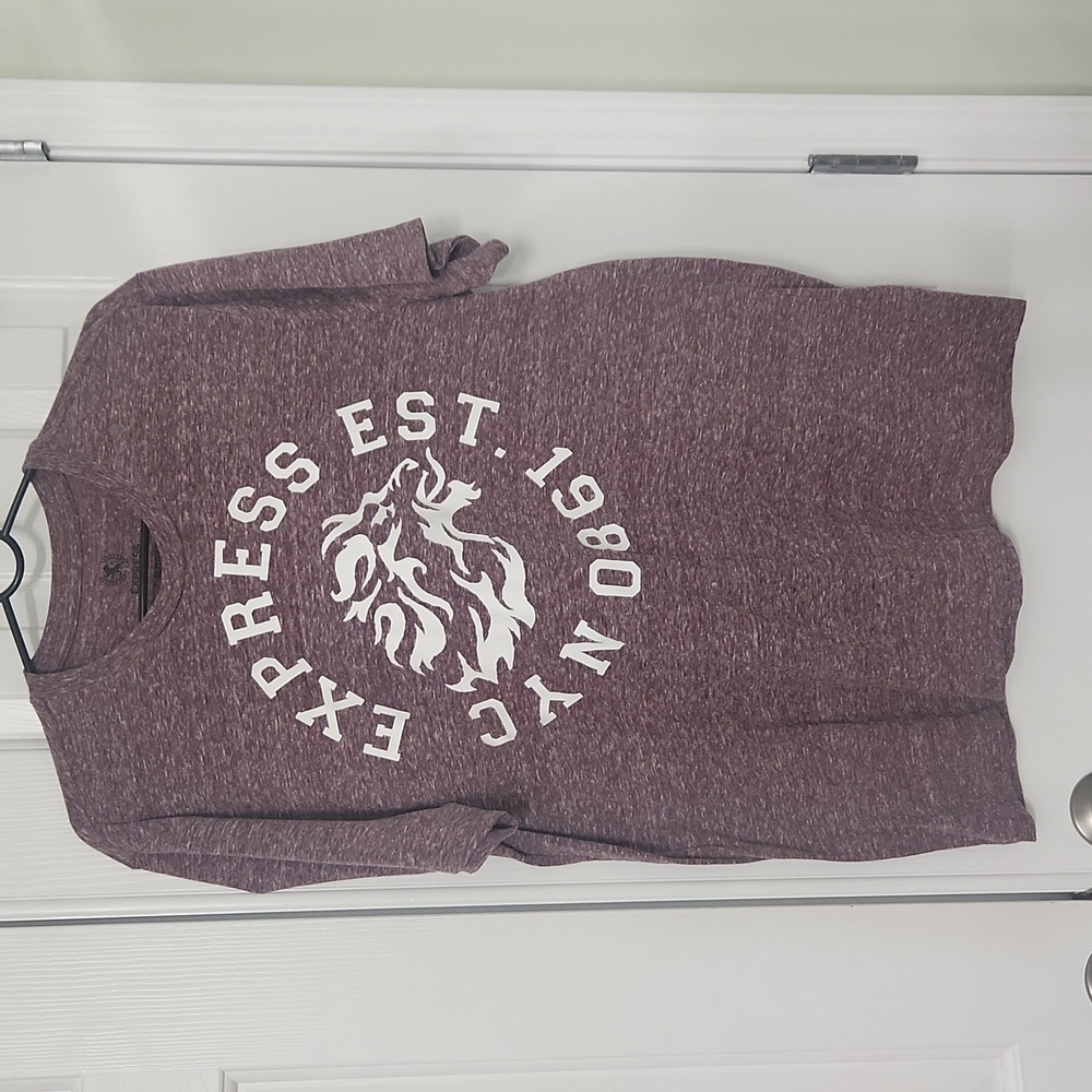 Mens Express Soft Cotton Tshirt XL Burgundy/Maroon